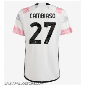 Juventus Andrea Cambiaso #27 Vieraspaita 2023-24 Lyhythihainen